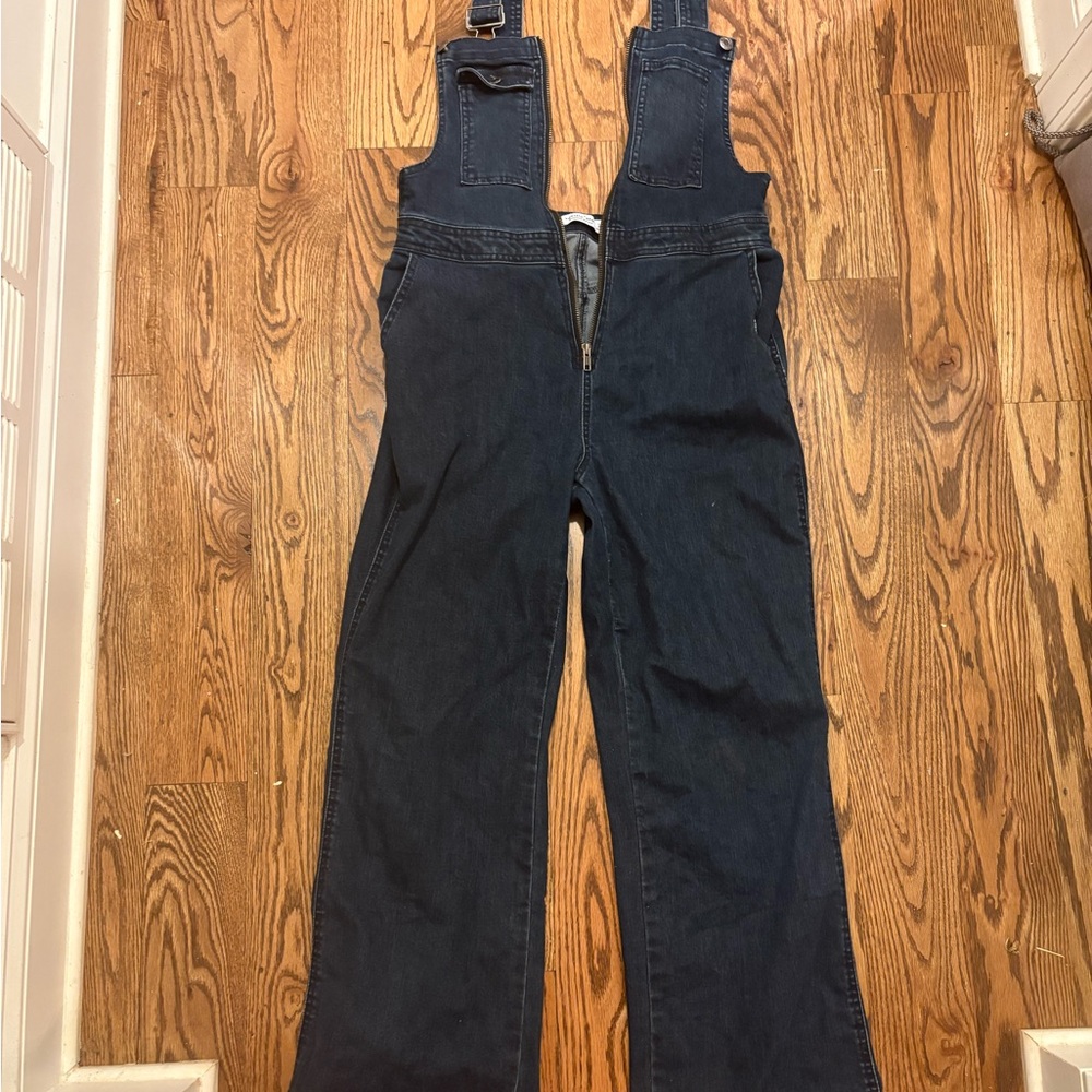Vanilla Star Dark Indigo Denim Overalls